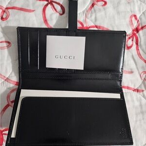 Gucci Tom Ford Era Black Leather Wallet NWOT